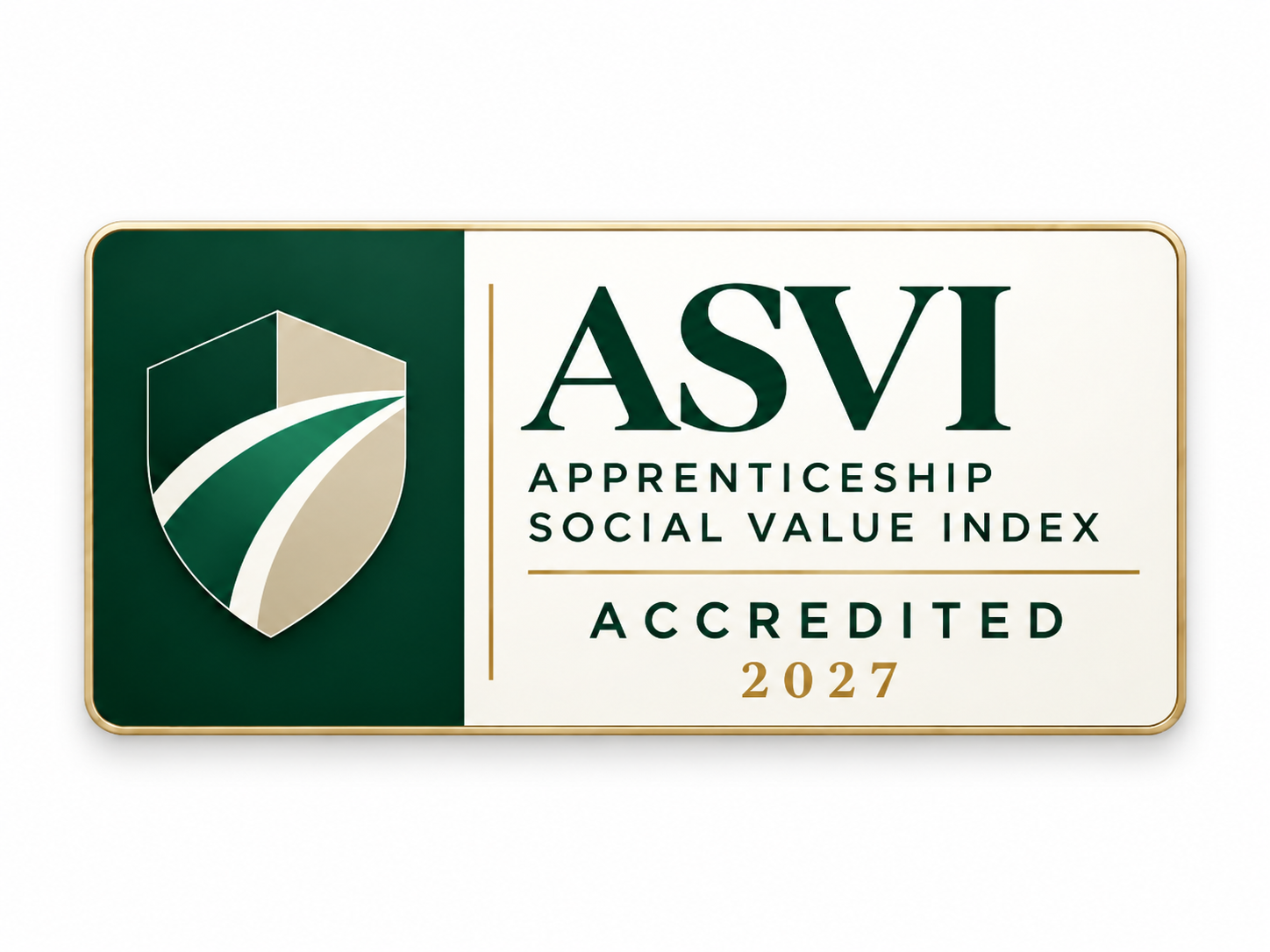 ASVI Accredited badge